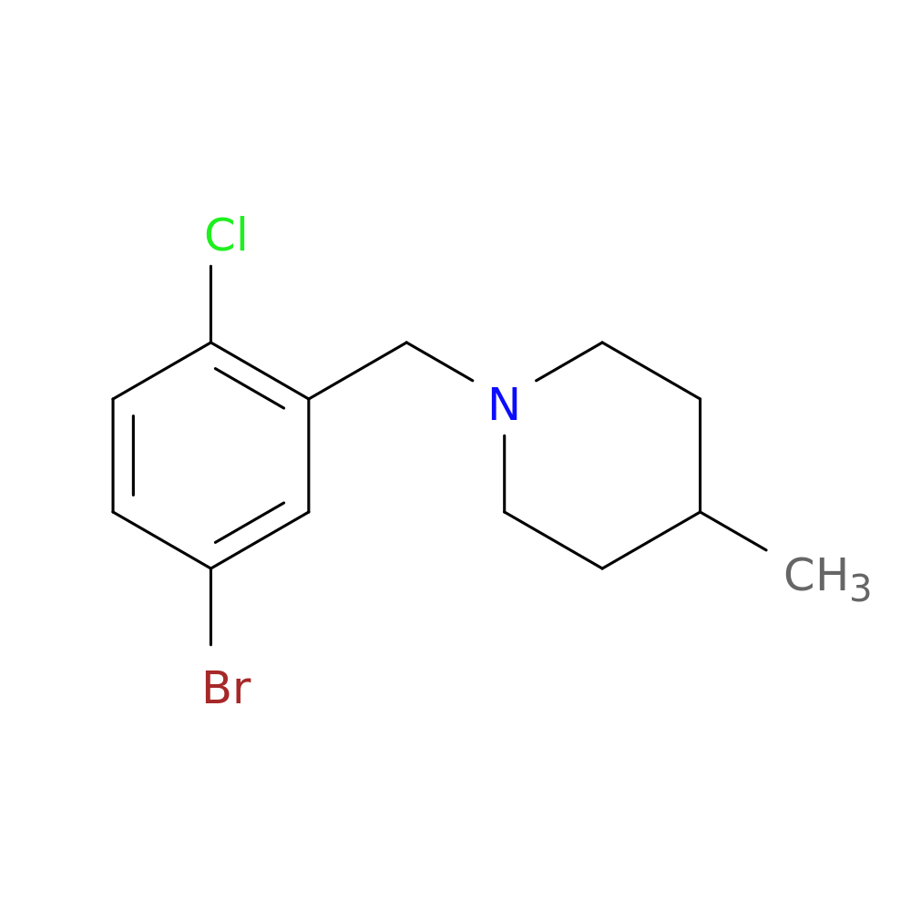 1-(5-broMo-2-chlorobenzyl)-4-Methylpiperidine