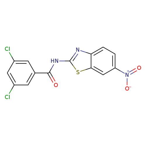 3,5-dichloro-N-(6-nitro-1,3-benzothiazol-2-yl)benzamide