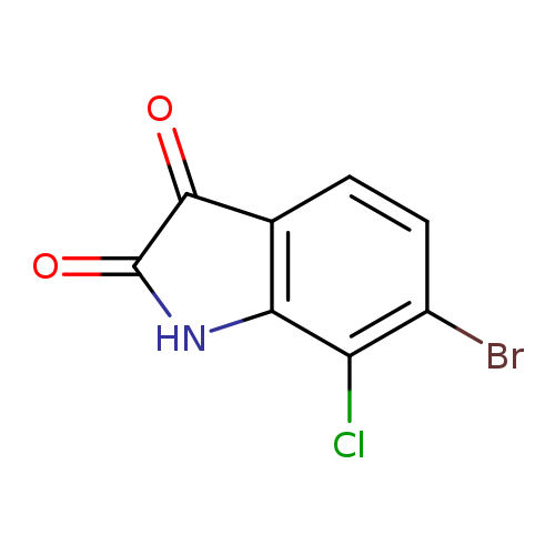 6-bromo-7-chloro-2,3-dihydro-1H-indole-2,3-dione