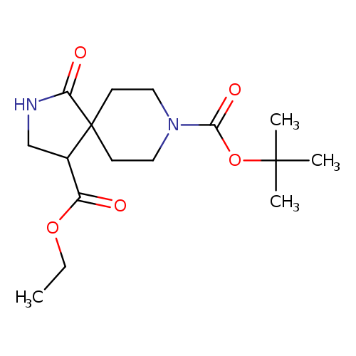 1-Oxo-2,8-Diaza-Spiro[4.5]Decane-4,8-Dicarboxylic Acid 8-Tert-Butyl Ester 4-Ethyl Ester