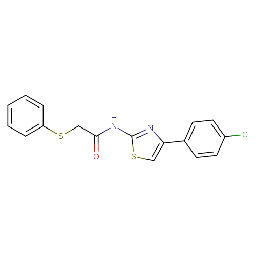 N-[4-(4-chlorophenyl)-1,3-thiazol-2-yl]-2-(phenylsulfanyl)acetamide
