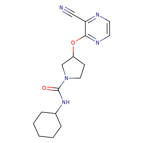 3-[(3-cyanopyrazin-2-yl)oxy]-N-cyclohexylpyrrolidine-1-carboxamide