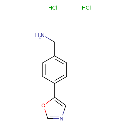 [4-(1,3-oxazol-5-yl)phenyl]methanamine dihydrochloride