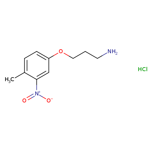 3-(4-methyl-3-nitrophenoxy)propan-1-aminehydrochloride
