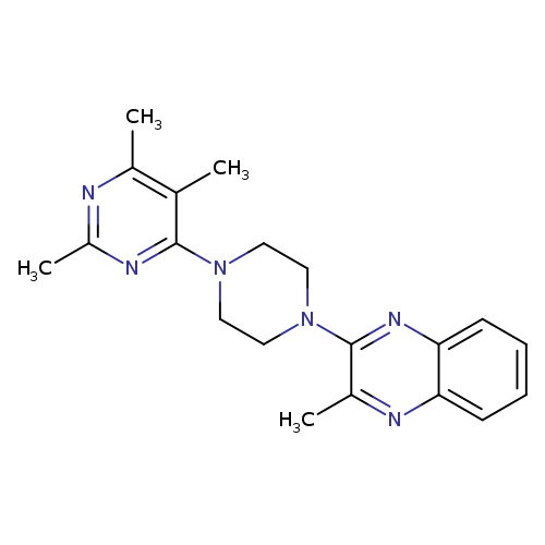 2-methyl-3-[4-(2,5,6-trimethylpyrimidin-4-yl)piperazin-1-yl]quinoxaline