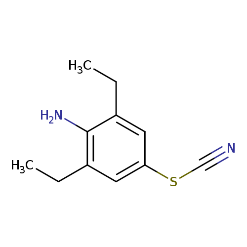 [(4-amino-3,5-diethylphenyl)sulfanyl]formonitrile