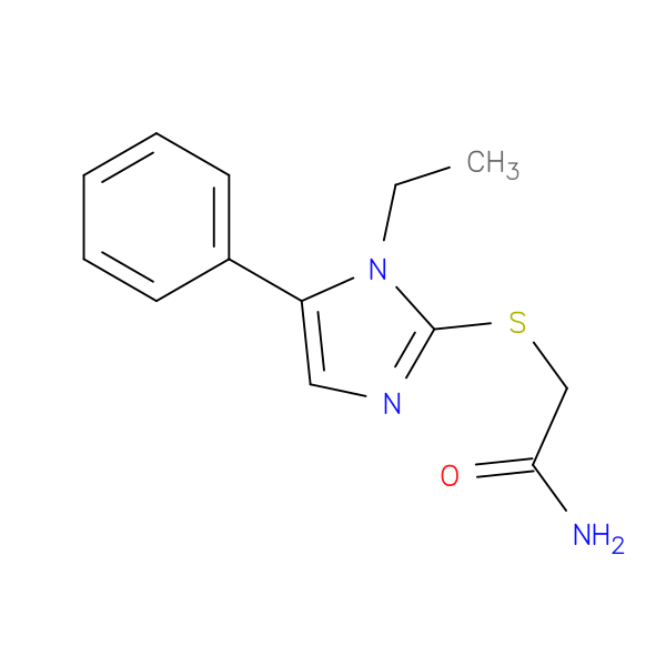 2-[(1-ethyl-5-phenyl-1H-imidazol-2-yl)sulfanyl]acetamide