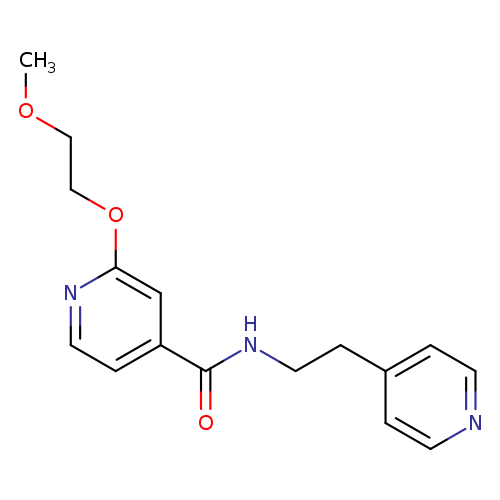2-(2-methoxyethoxy)-N-[2-(pyridin-4-yl)ethyl]pyridine-4-carboxamide