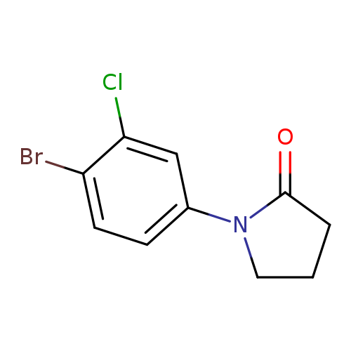 2-Pyrrolidinone, 1-(4-bromo-3-chlorophenyl)-