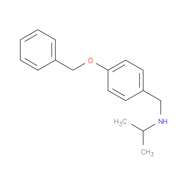 {[4-(benzyloxy)phenyl]methyl}(propan-2-yl)amine