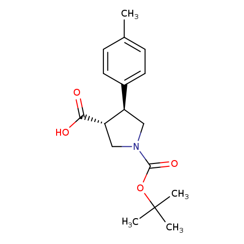 BOC-(TRANS)-4-(4-METHYL-PHENYL)-PYRROLIDINE-3-CARBOXYLIC ACID