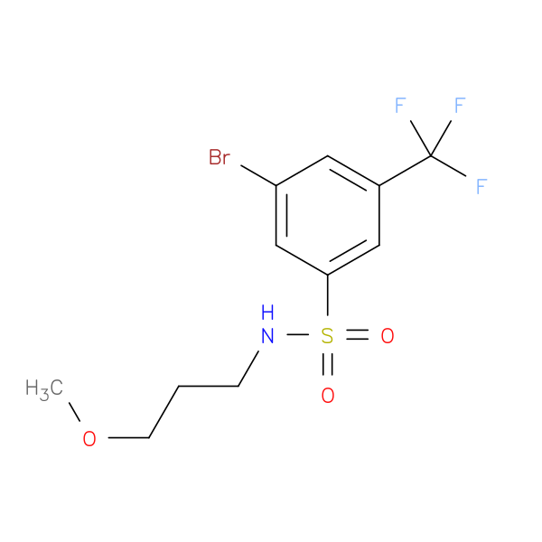 N-(3-Methoxypropyl) 3-bromo-5-trifluoromethylbenzenesulfonamide