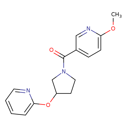 2-methoxy-5-[3-(pyridin-2-yloxy)pyrrolidine-1-carbonyl]pyridine