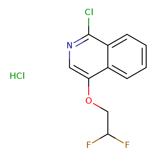1-chloro-4-(2,2-difluoroethoxy)isoquinolinehydrochloride