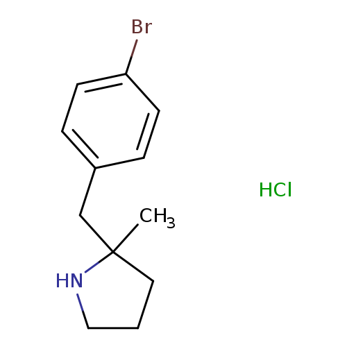 2-[(4-bromophenyl)methyl]-2-methylpyrrolidine hydrochloride