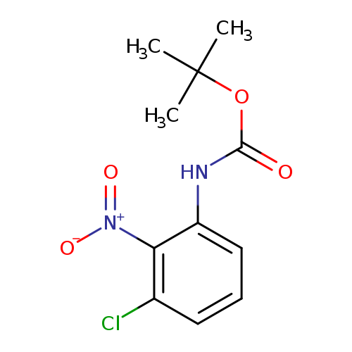 Carbamic acid, N-(3-chloro-2-nitrophenyl)-, 1,1-dimethylethyl ester