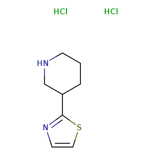 3-(1,3-thiazol-2-yl)piperidine dihydrochloride
