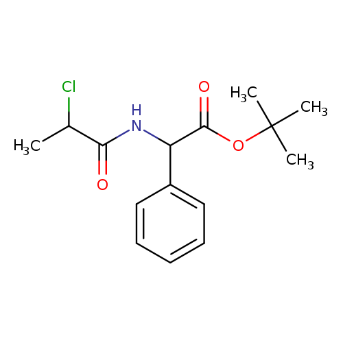 tert-butyl 2-(2-chloropropanamido)-2-phenylacetate