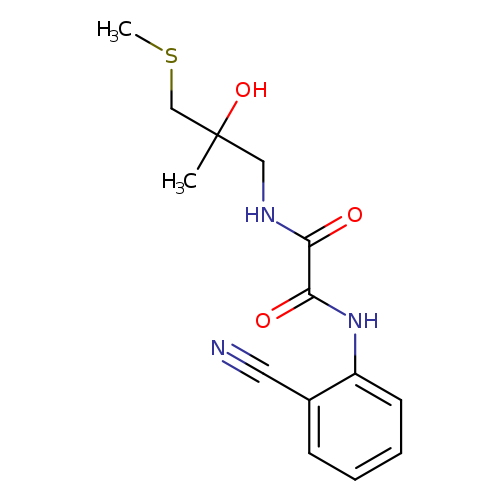 N'-(2-cyanophenyl)-N-[2-hydroxy-2-methyl-3-(methylsulfanyl)propyl]ethanediamide
