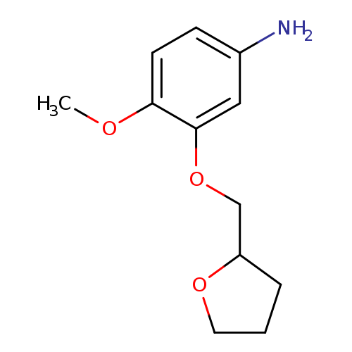4-methoxy-3-(oxolan-2-ylmethoxy)aniline