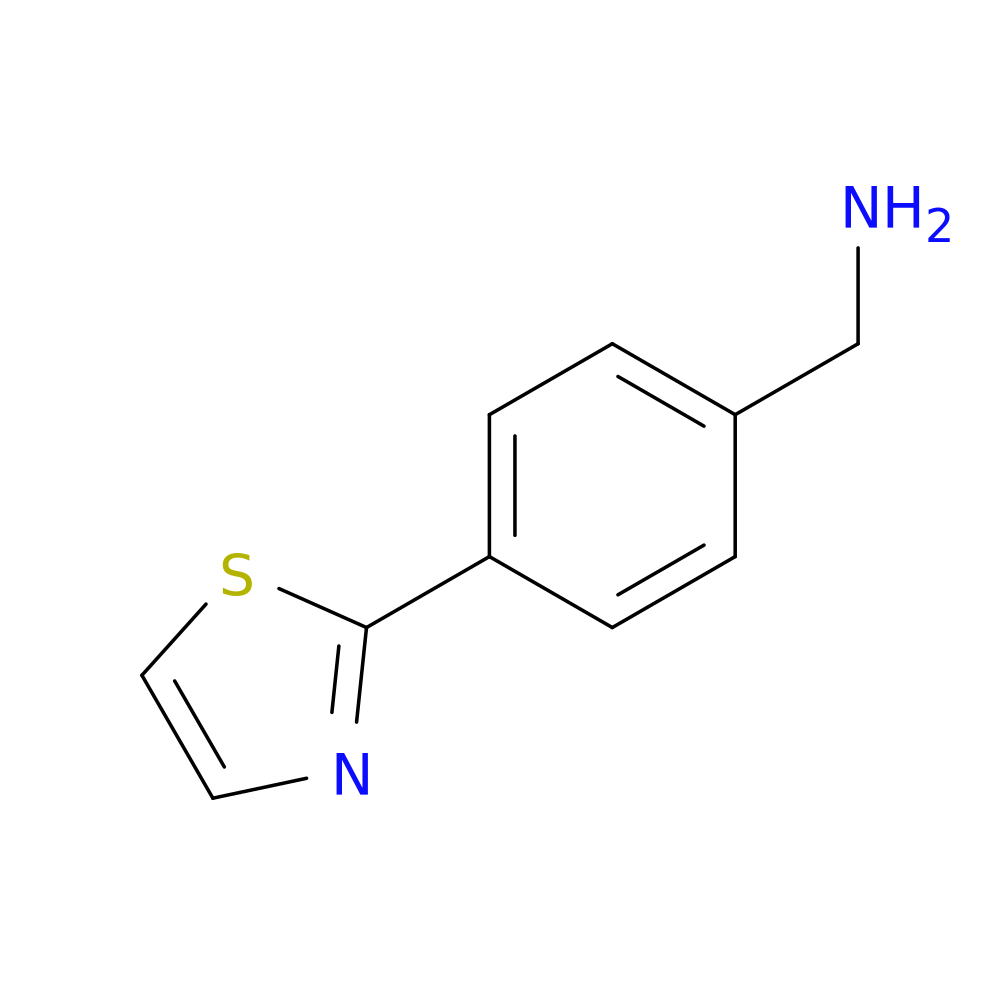 [4-(1,3-Thiazol-2-yl)phenyl]methylamine