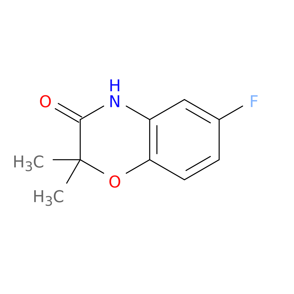 6-fluoro-2,2-dimethyl-3,4-dihydro-2H-1,4-benzoxazin-3-one