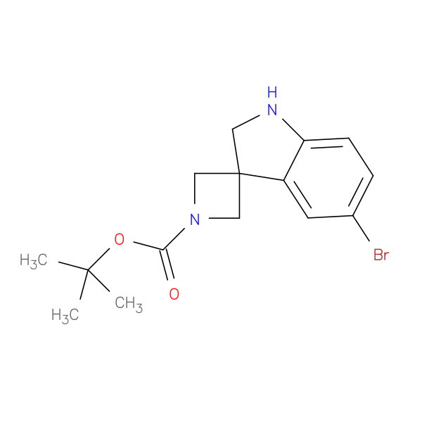tert-Butyl 5'-bromo-1',2'-dihydrospiro[azetidine-3,3'-indole]-1-carboxylate