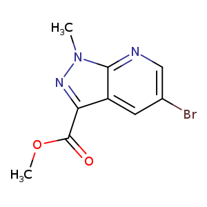 Methyl 5-bromo-1-methyl-1h-pyrazolo[3,4-b]pyridine-3-carboxylate