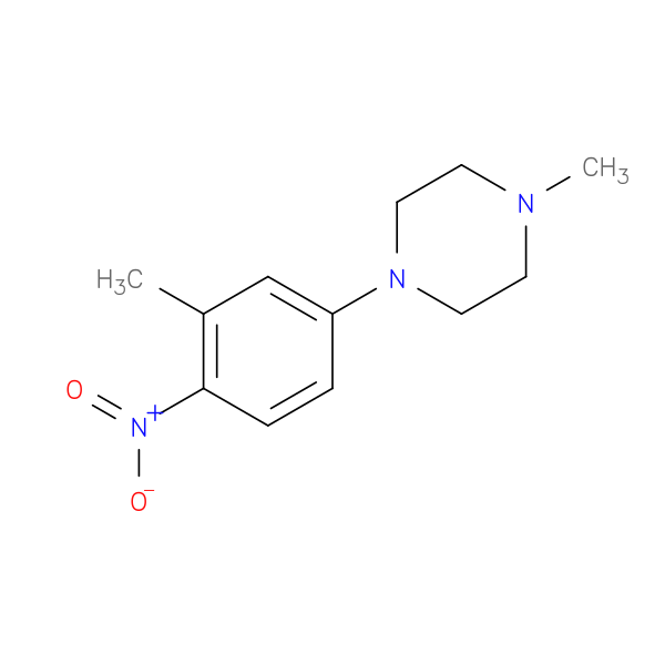 1-Methyl-4-(3-methyl-4-nitrophenyl)piperazine