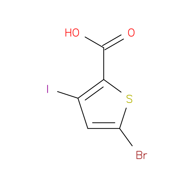 5-Bromo-3-iodothiophene-2-carboxylic acid