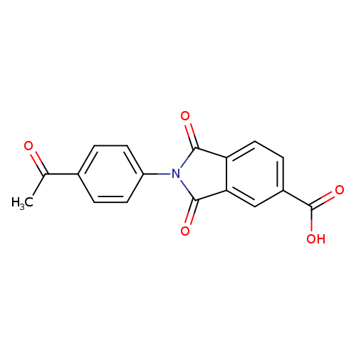 2-(4-Acetylphenyl)-1,3-dioxoisoindoline-5-carboxylic acid
