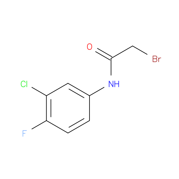 2-BRomo-n-(3-chloro-4-fluorophenyl)acetamide