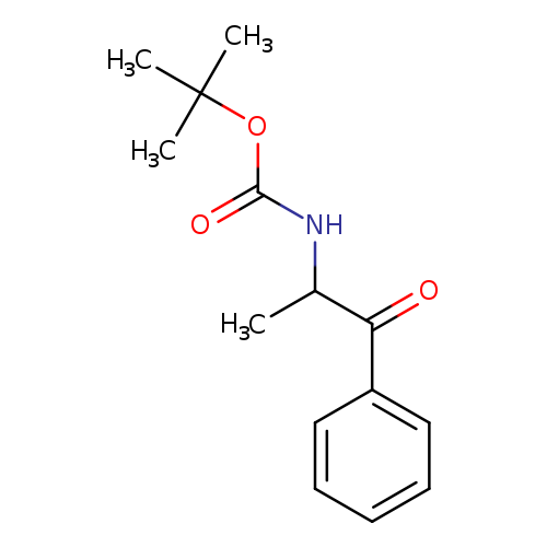 Carbamic acid, N-(1-methyl-2-oxo-2-phenylethyl)-, 1,1-dimethylethyl ester
