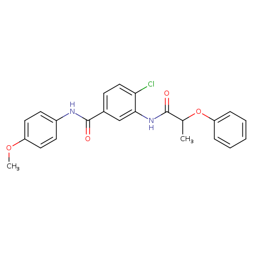 4-chloro-N-(4-methoxyphenyl)-3-[(2-phenoxypropanoyl)amino]benzamide