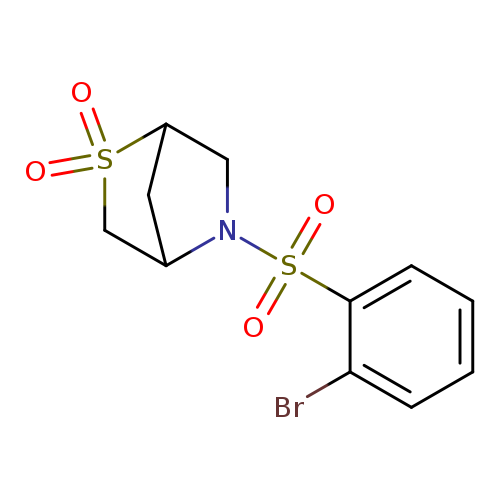5-(2-bromobenzenesulfonyl)-2lambda6-thia-5-azabicyclo[2.2.1]heptane-2,2-dione