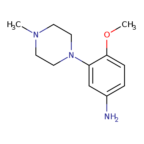 Benzenamine, 4-methoxy-3-(4-methyl-1-piperazinyl)-