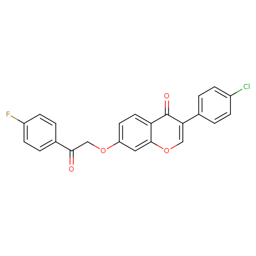 3-(4-chlorophenyl)-7-[2-(4-fluorophenyl)-2-oxoethoxy]-4H-chromen-4-one