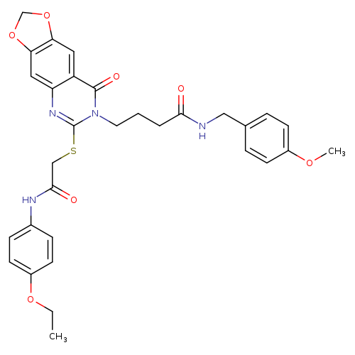 4-[6-({[(4-ethoxyphenyl)carbamoyl]methyl}sulfanyl)-8-oxo-2H,7H,8H-[1,3]dioxolo[4,5-g]quinazolin-7-yl]-N-[(4-methoxyphenyl)methyl]butanamide