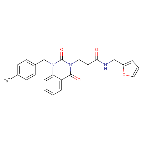 N-[(furan-2-yl)methyl]-3-{1-[(4-methylphenyl)methyl]-2,4-dioxo-1,2,3,4-tetrahydroquinazolin-3-yl}propanamide