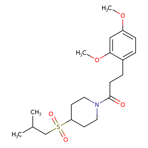 3-(2,4-dimethoxyphenyl)-1-[4-(2-methylpropanesulfonyl)piperidin-1-yl]propan-1-one