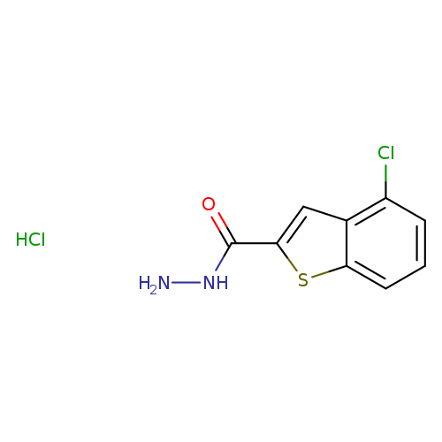 4-chloro-1-benzothiophene-2-carbohydrazide hydrochloride