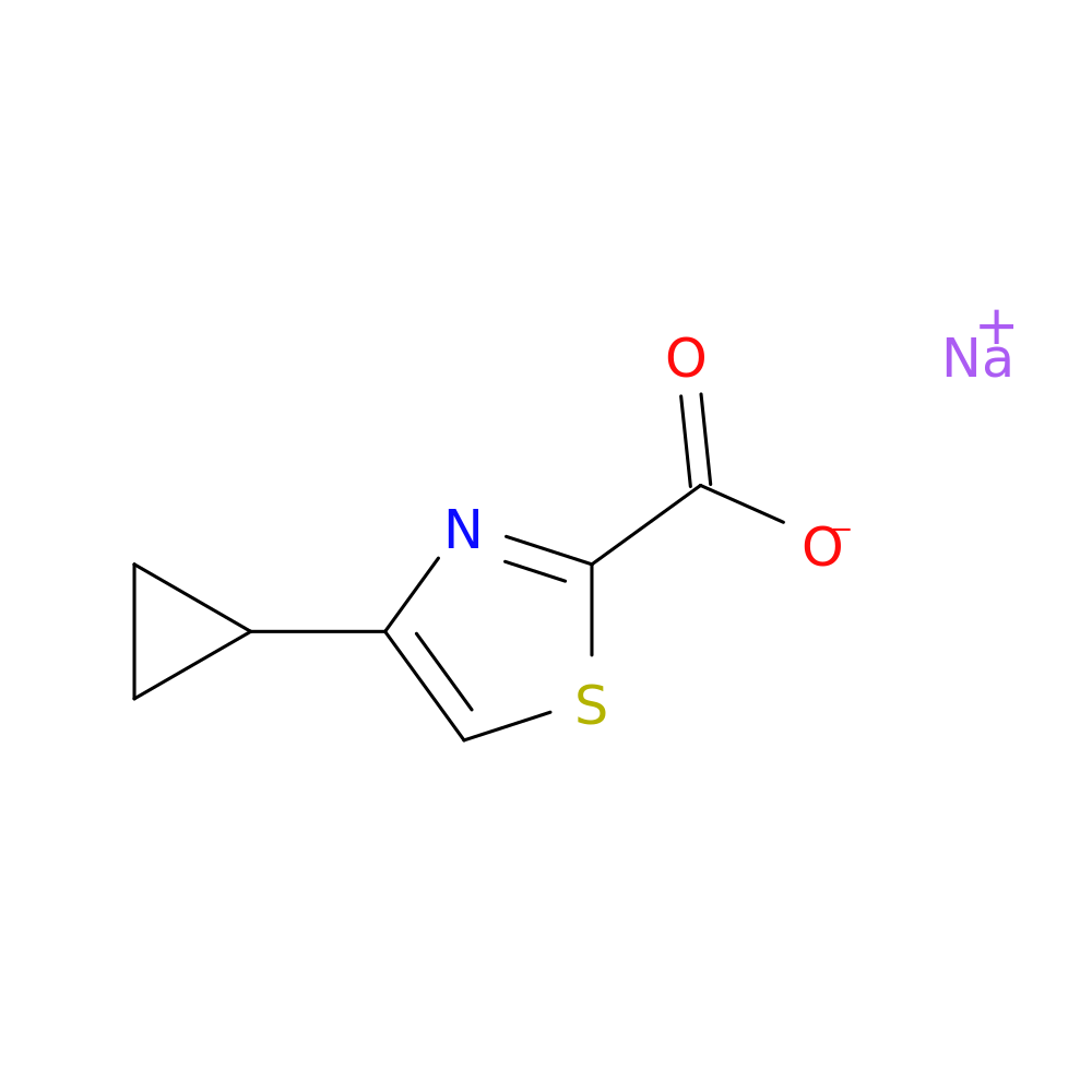 sodium 4-cyclopropyl-1,3-thiazole-2-carboxylate