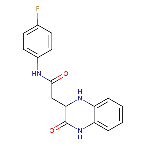 N-(4-fluorophenyl)-2-(3-oxo-1,2,3,4-tetrahydroquinoxalin-2-yl)acetamide