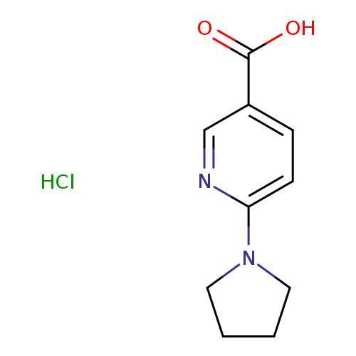 6-pyrrolidin-1-ylpyridine-3-carboxylic acid hydrochloride_x000D_