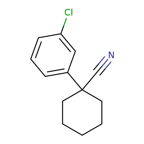 1-(3-chlorophenyl)cyclohexane-1-carbonitrile
