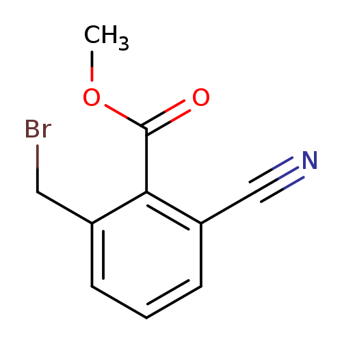 Benzoic acid, 2-(bromomethyl)-6-cyano-, methyl ester