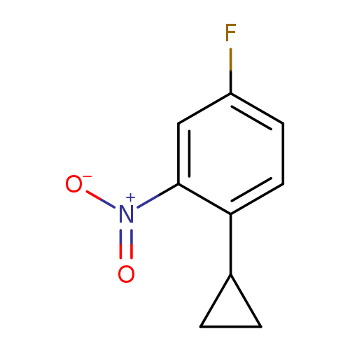 1-Cyclopropyl-4-fluoro-2-nitrobenzene