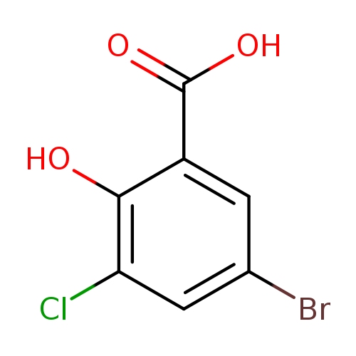 5-bromo-3-chloro-2-hydroxybenzoic acid