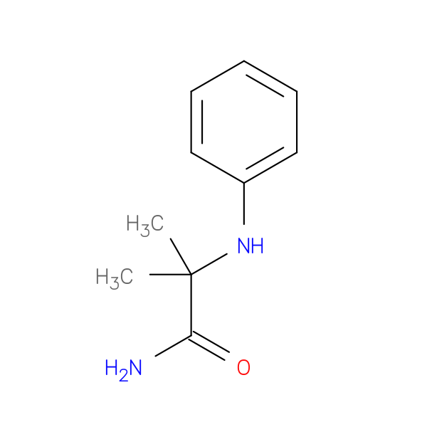 2-methyl-2-(phenylamino)propanamide
