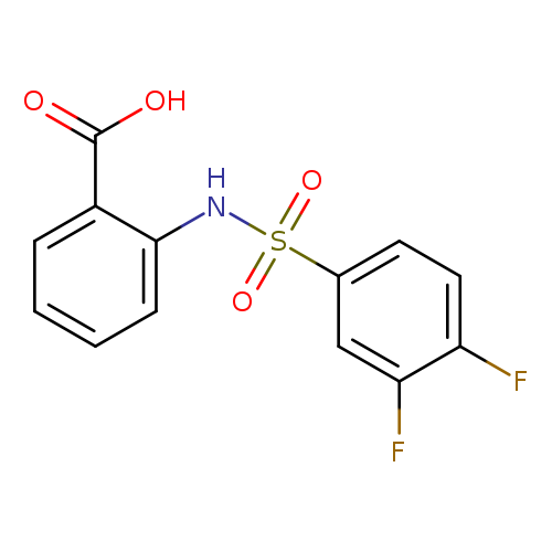2-(3,4-difluorobenzenesulfonamido)benzoic acid